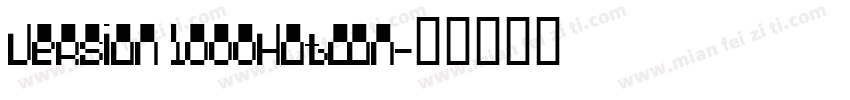Version 1000hotcon字体转换